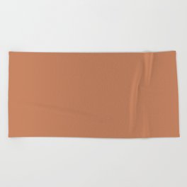 COPPER solid color  Beach Towel