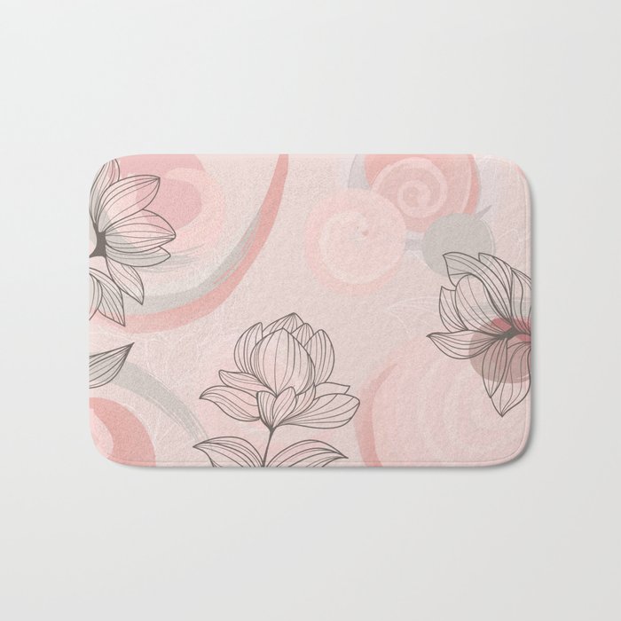 flowers Bath Mat