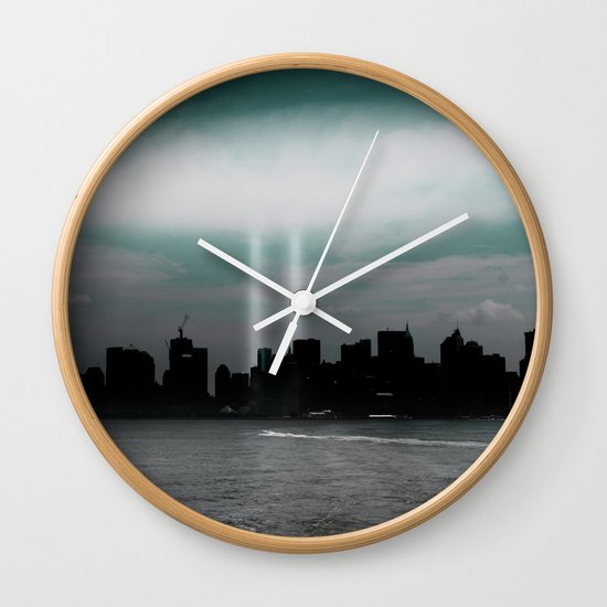 Renewal - New York City skyline Wall Clock