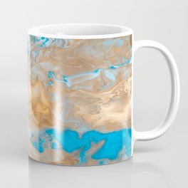 Blue and gold marble Coffee Mug