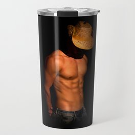 cowboy western guy Travel Mug