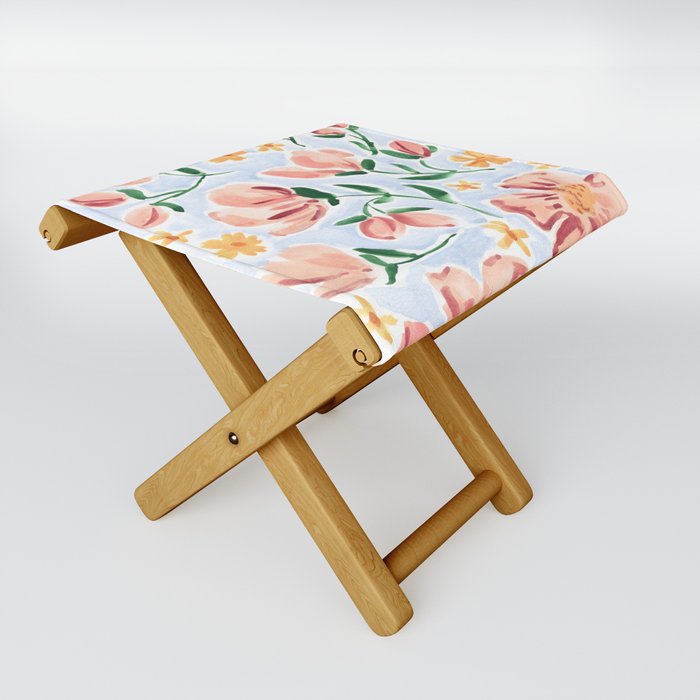 May Flowers Folding Stool