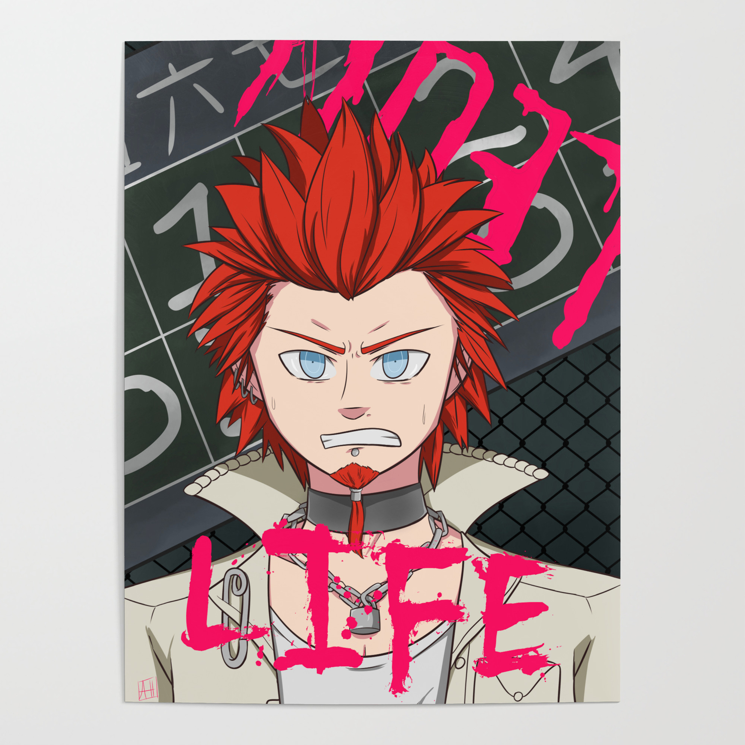 Danganronpa Leon Kuwata Poster By Alyharts Society6