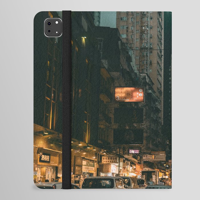 China Photography - Busy Street Life In A Big Chinese City iPad Folio Case