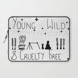 Young wild and cruelty free Laptop Sleeve
