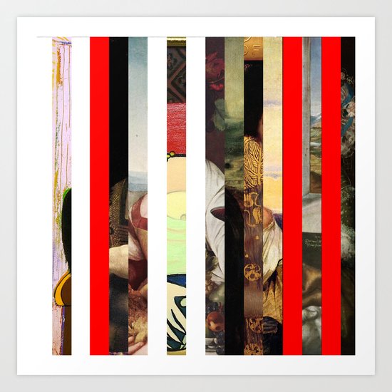 Stars in stripes 4+ Art Print