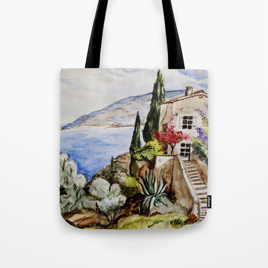 Èze Village Tote Bag