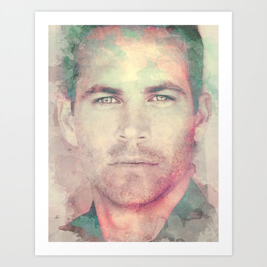 PAUL WALKER R.I.P Art Print