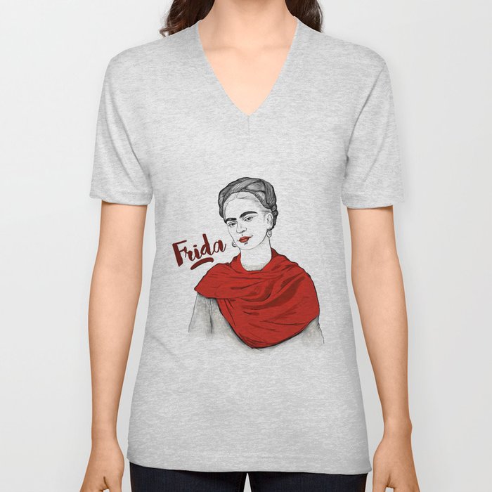 Frida V Neck T Shirt