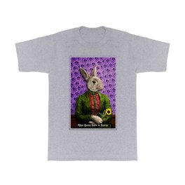 Miss Bunny Lapin in Repose T Shirt | Family Friends Bff, Dress, Female, Bunny, Home Decor, Framed Prints, Collage, Rabbit, Portrait, Gift Guide Ideas 