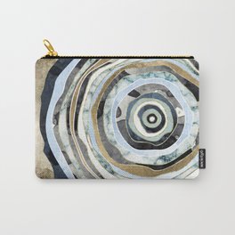 Wood Slice Abstract Carry-All Pouch
