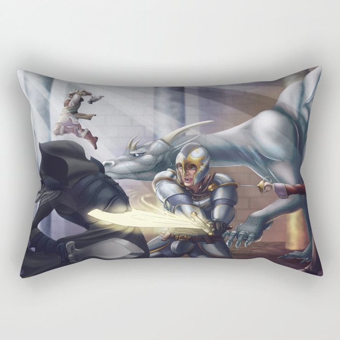 Battle Of Aldon Rectangular Pillow