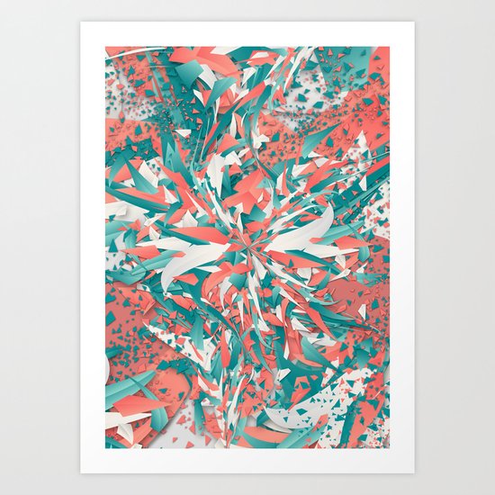 Pastel Explosion Art Print