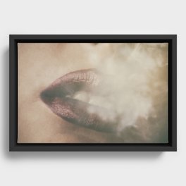SMOKING HOT Framed Canvas