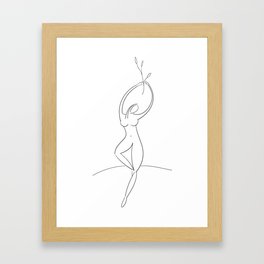Nude-Dance Framed Art Print
