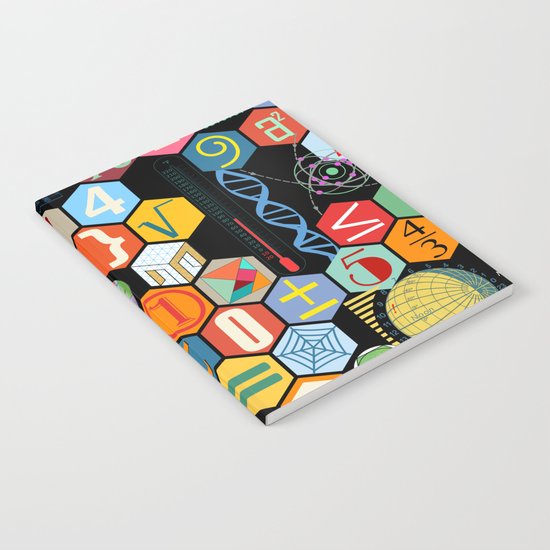 Math in color Black B Notebook