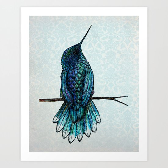 Hummingbird Art Print
