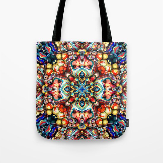 Colorful Shapes Abstract Tote Bag