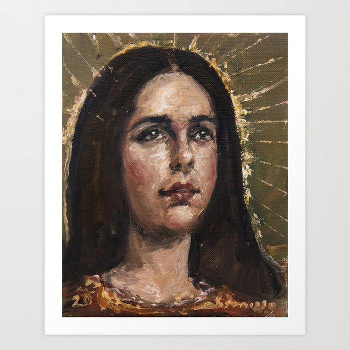 Our Lady of Guadalupe (portrait) Art Print