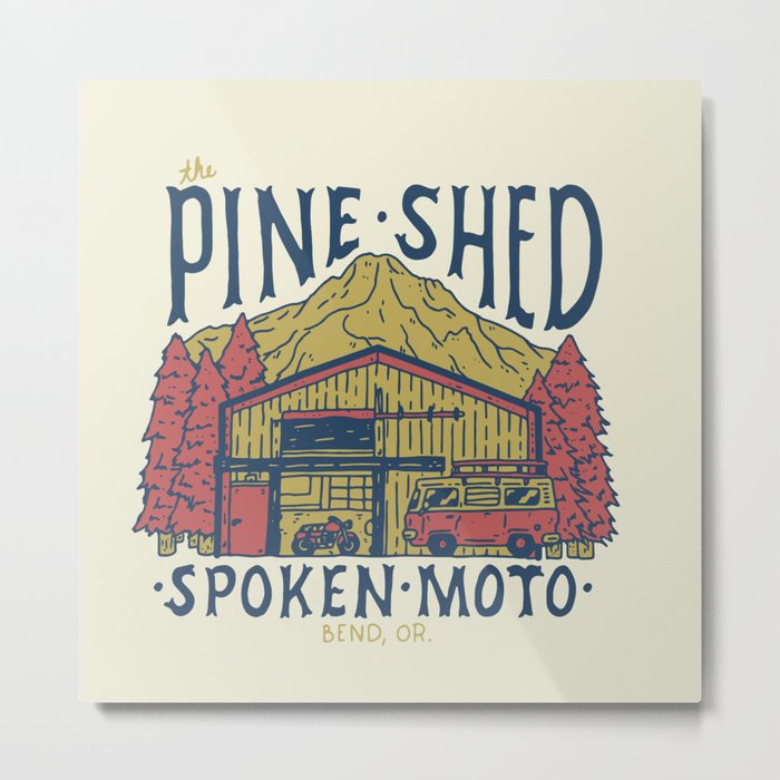 The Pine Shed  Metal Print