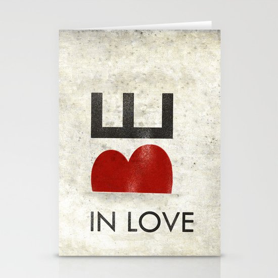 BE IN LOVE Stationery Cards