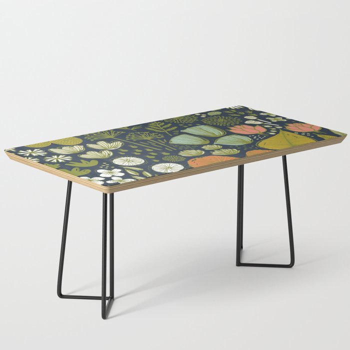 Botanical Sketchbook M+M Navy by Friztin Coffee Table
