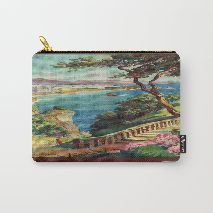 Vintage poster - Biarritz, France Carry-All Pouch