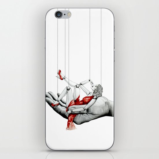 Lady in Red iPhone & iPod Skin