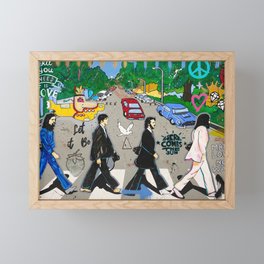 Abbey Rock Beatle Framed Mini Art Print