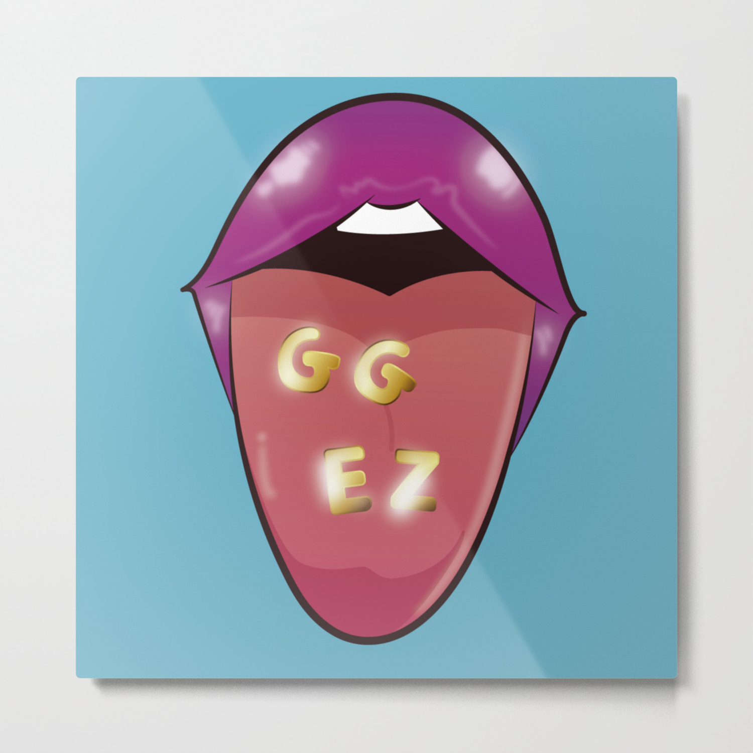 Gg Ez Qiyana True Damage Metal Print By Chatot Society6 Last in line to succeed her parents, she faces those who stand in her way with brash confidence and unprecedented mastery over elemental magic. gg ez qiyana true damage metal print by chatot