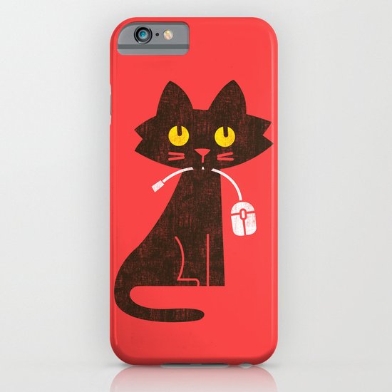 Fitz - Hungry hungry cat (and unfortunate mouse) iPhone & iPod Case