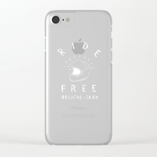 breathe easy Clear iPhone Case