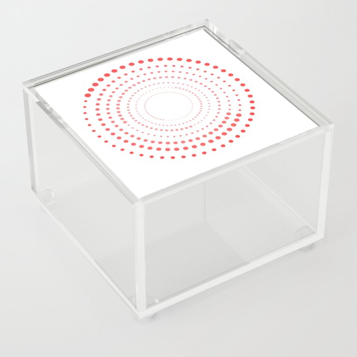 Abstract Sun Acrylic Box