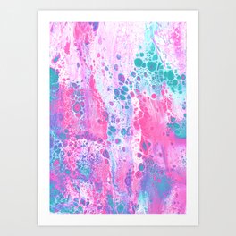 Pink And Green Art Prints Society6