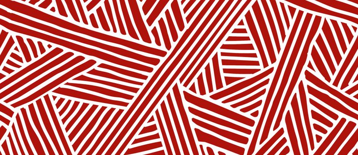 Abstract Navy Red White Lines And Triangles Pattern Coffee Mug