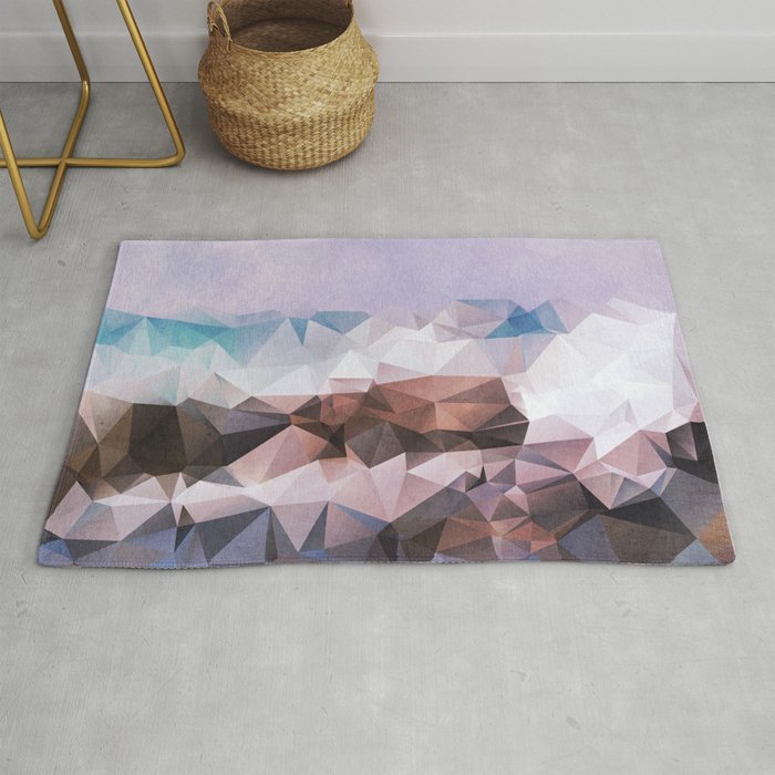 Waves Breaking - Abstract Rug