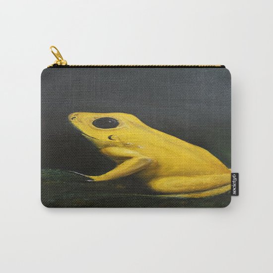 Yellow Frog Carry-All Pouch