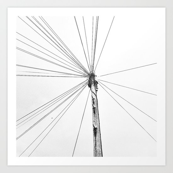 E-lec-tricity!!!! Art Print
