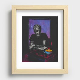 Anthony Bourdain Tribute Recessed Framed Print