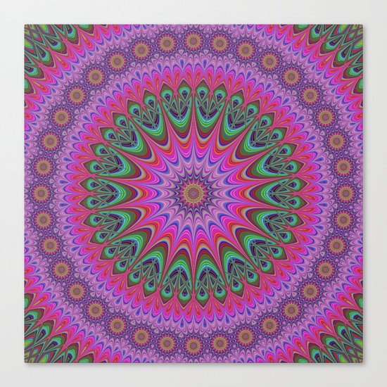 Mandala ornament Canvas Print