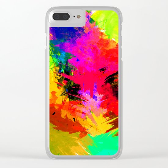 TROPICALIA III Clear iPhone Case