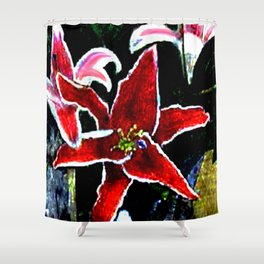Tiger Lily jGibney The MUSEUM Society6 Gifts Shower Curtain