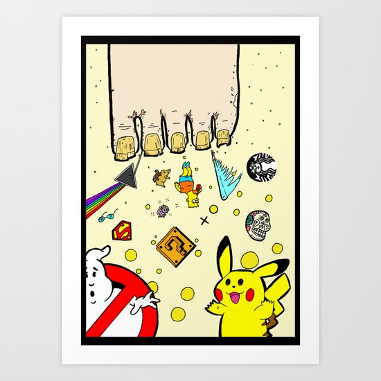 The Sand Between God's Toes Art Print