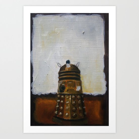 Dalek and a Rothko Art Print