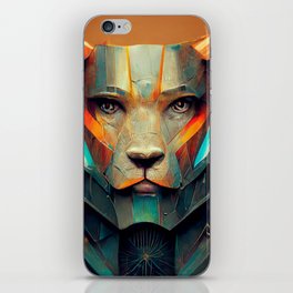 Mecha lion iPhone Skin