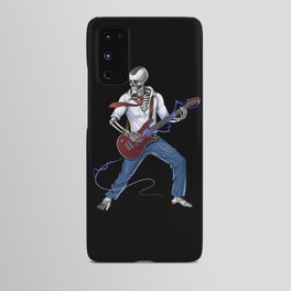 Skeleton Guitar Player Android Case