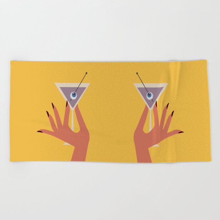 Vodka Martini - Boo Drink Beach Towel