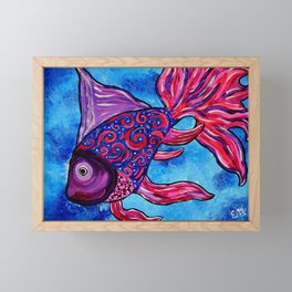Bright Fish Framed Mini Art Print