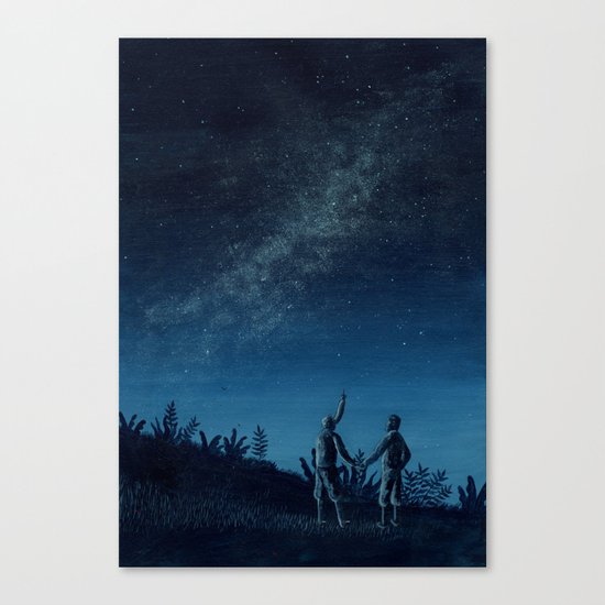 milky way Canvas Print