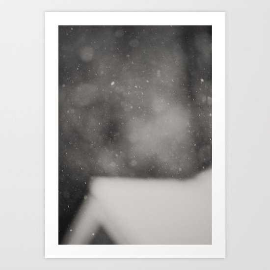 White Christmas Art Print